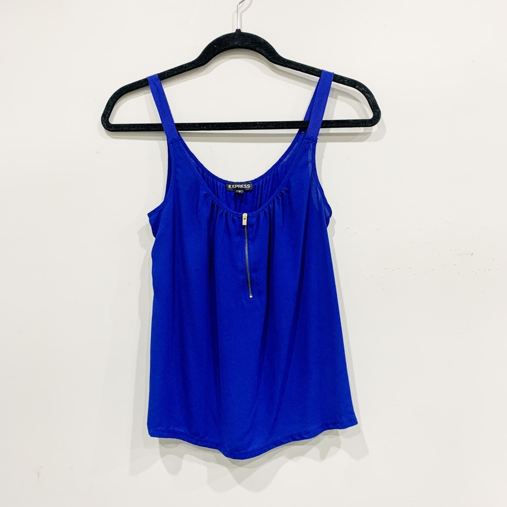 EXPRESS Royal Blue Tank Top Size SMALL